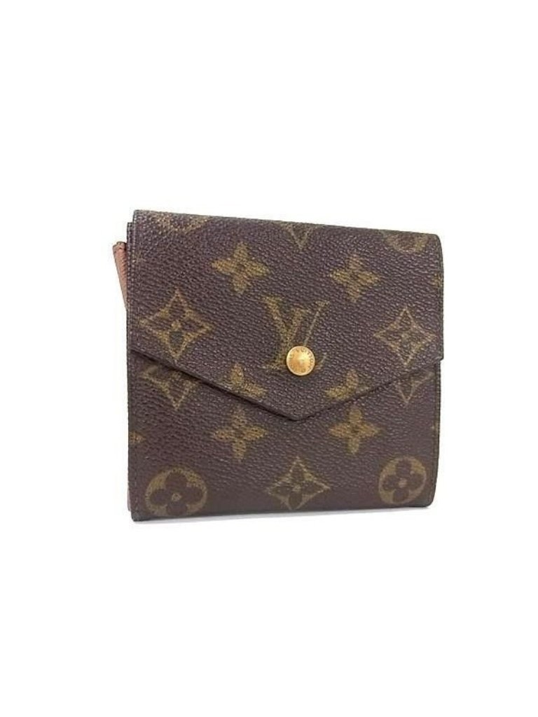 Louis Vuitton Trifold Wallet Portomonevier Cult Cles Brown Monogram Hook